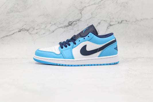 Air Jordan 1 Low Azul/Branco/Roxo