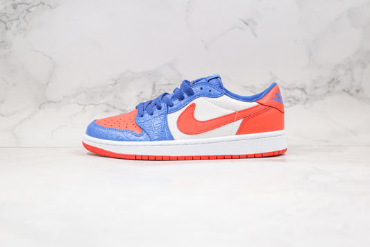 Air Jordan 1 Low Laranja/Azul/Branco
