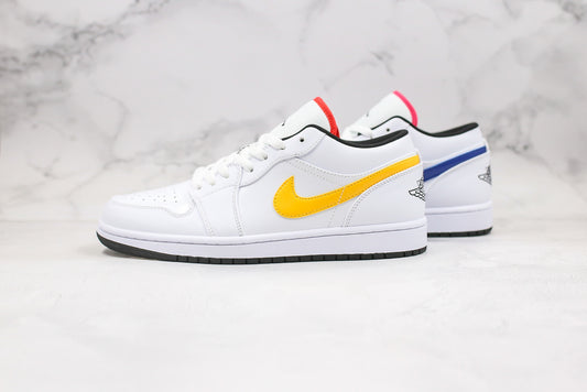 Air Jordan 1 Low Branco/Multicor