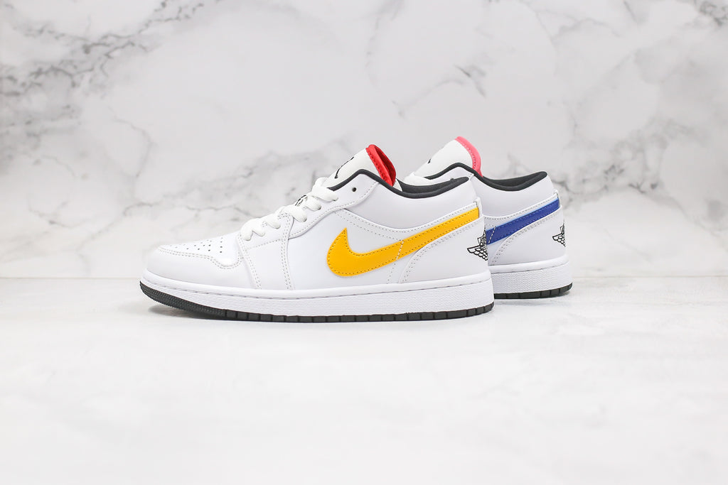 Air Jordan 1 Low Branco/Multicor