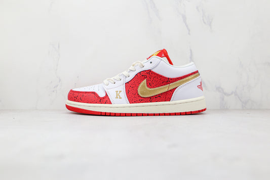 Air Jordan 1 Low Branco/Vermelho