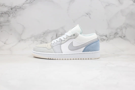 Air Jordan 1 Low Cinza/Branco/Azul