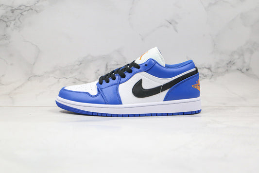 Air Jordan 1 Low Azul/Branco/Laranja