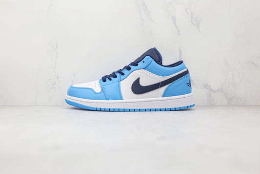 Air Jordan 1 Low Branco/Azul