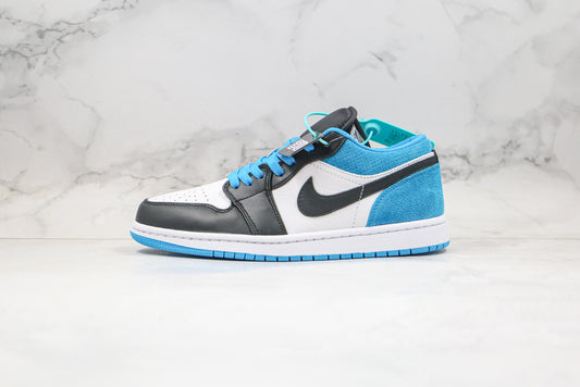 Air Jordan 1 Low Azul/Preto/Branco