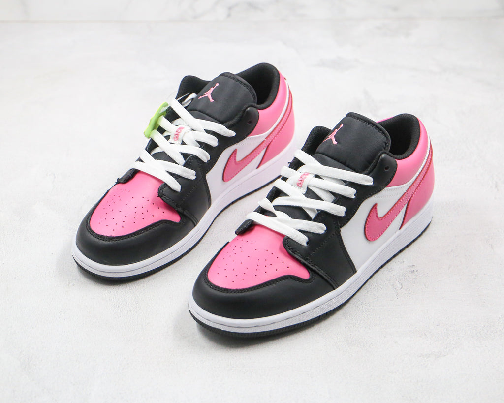 Air Jordan 1 Low Preto/Rosa/Branco