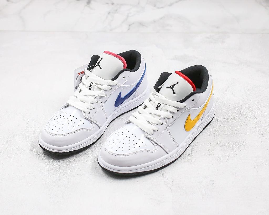Air Jordan 1 Low Branco/Multicor