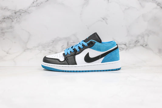 Air Jordan 1 Low Preto/Azul/Branco