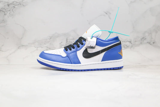 Air Jordan 1 Low Azul/Branco/Laranja