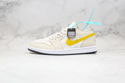 Air Jordan 1 Low Branco/Amarelo