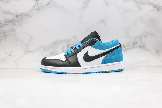 Air Jordan 1 Low Preto/Azul/Branco