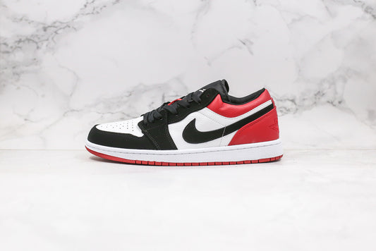 Air Jordan 1 Low Preto/Vermelho/Branco