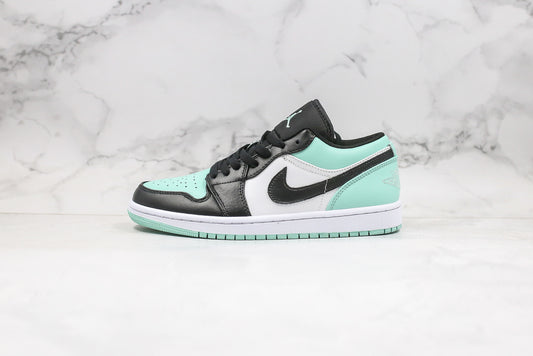 Air Jordan 1 Low Preto/Verde Menta/Branco