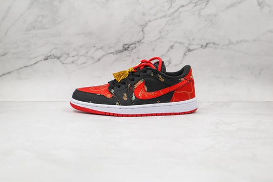 Air Jordan 1 Low Vermelho/Preto