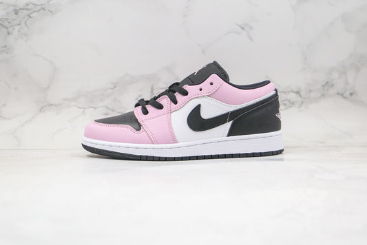 Air Jordan 1 Low Rosa/Preto/Branco