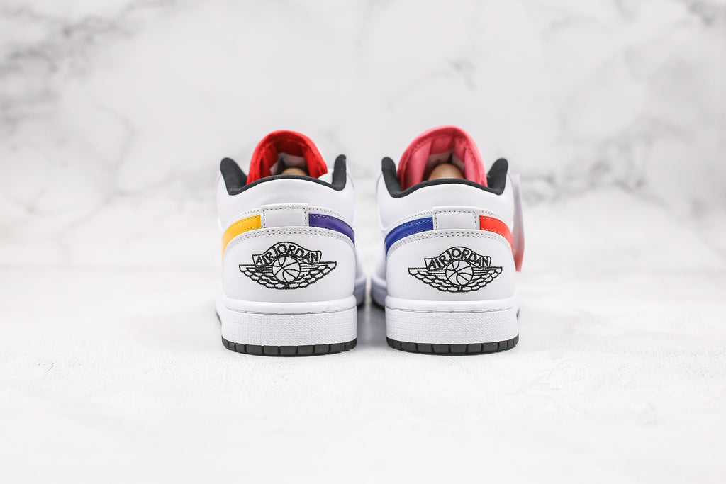 Air Jordan 1 Low Branco/Multicor