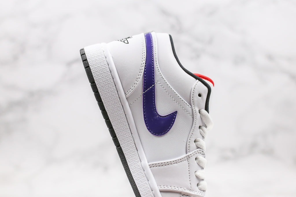 Air Jordan 1 Low Branco/Multicor